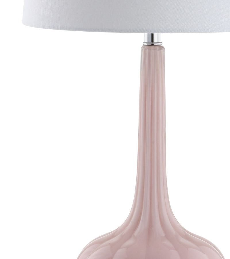 Novelty Table Lamps LED With Drum Shades (Set of 2) - Pink