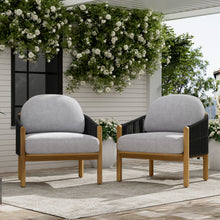 Load image into Gallery viewer, Grotta - Outdoor Wood Club Chair (Set of 2)
