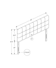Load image into Gallery viewer, Queen Size Headboard Only Upholstered Leather Look - White
