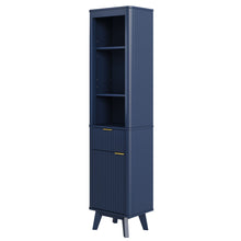 Load image into Gallery viewer, Tall Bathroom Storage Cabinet With Adjustable Shelves And 1 Drawer &amp; Door
