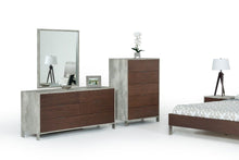 Load image into Gallery viewer, Five Drawer Chest - Dark Walnut And Gray
