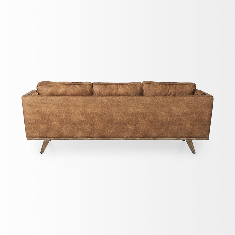 Leather Sofa - Brown