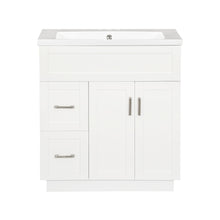 Load image into Gallery viewer, Bathroom Vanity With 2 Doors, 2 Drawers, Adjustable Shelf, Hidden Slides &amp; Soft Close Hinges

