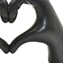 Load image into Gallery viewer, Heart Hands Tabletop Sculpture - Black
