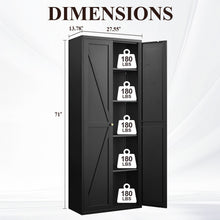Load image into Gallery viewer, Adjustable 2 Door Storage Cabinet With Adjustable Shelves
