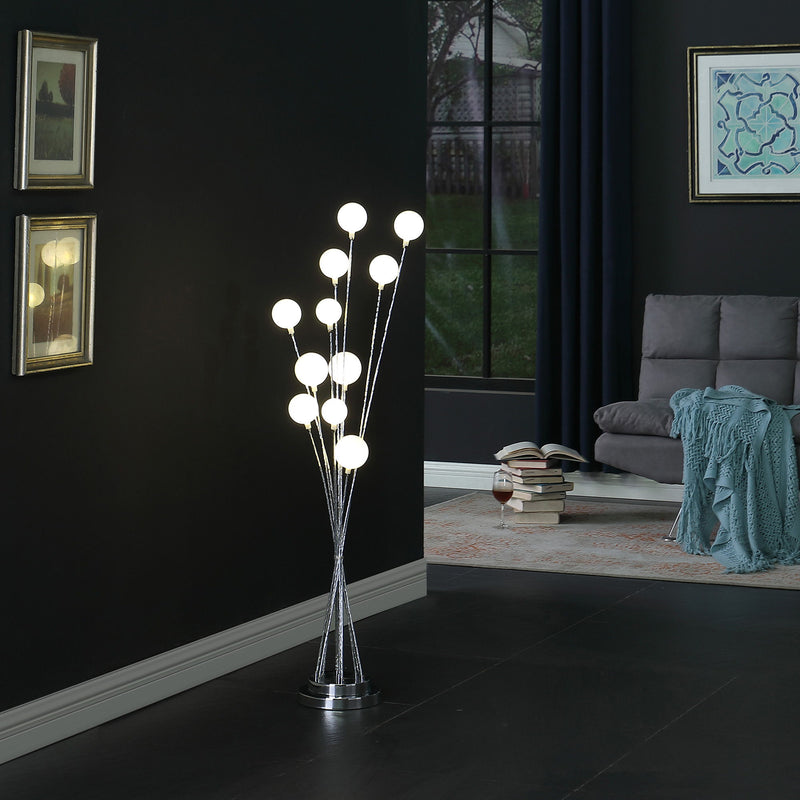 46" Multi Light LED Novelty Floor Lamp - Chrome
