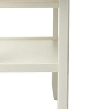 Load image into Gallery viewer, Wood Rounded Drop Leaf Bar Table - Cream
