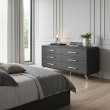 Load image into Gallery viewer, Glass Or Stainless Double Dresser Extension - Clear
