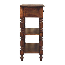 Load image into Gallery viewer, End Table With Two Drawers Two Shelves - Brown
