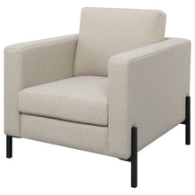 Load image into Gallery viewer, Schwan - Upholstered Track Arm Accent Chair - Oatmeal
