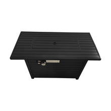 Load image into Gallery viewer, Outdoor Fire Pit Table &amp; Lid - Black
