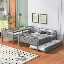 Load image into Gallery viewer, Bunk Bed With Ladder And Safety Guardrail

