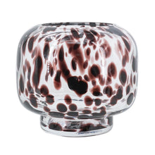 Load image into Gallery viewer, Abstract Round Table Vase - Amber / Clear
