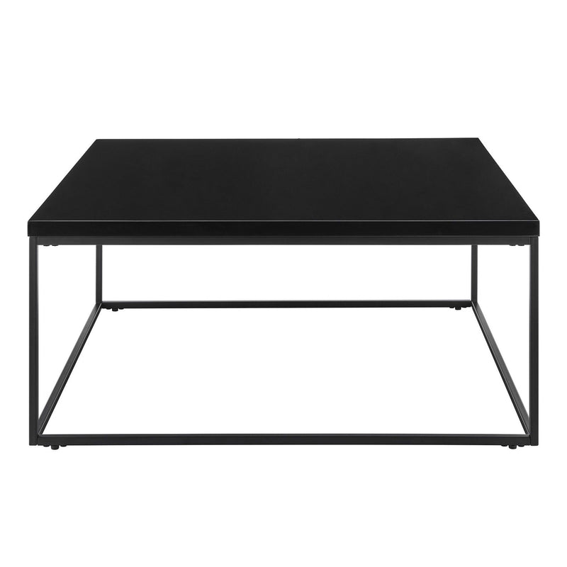 Metal Square Coffee Table - Black