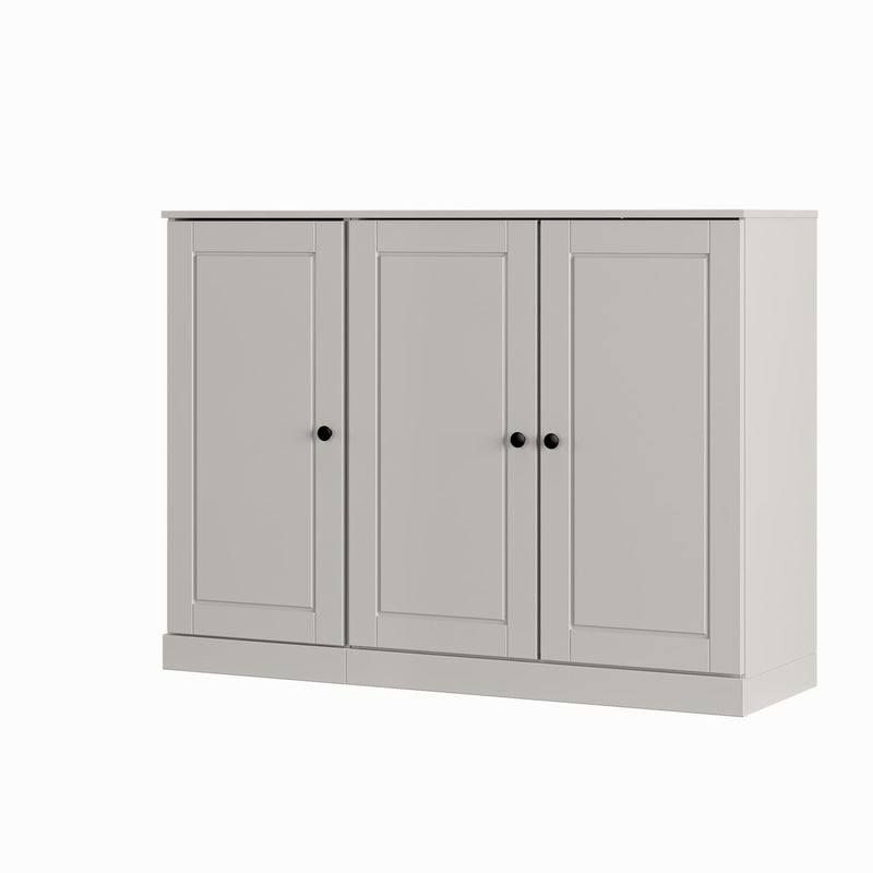 Solid Woodshoe Storage Cabinet (755973) - Off White