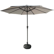 Load image into Gallery viewer, Patio Market Umbrella With 8 Steel Ribs, UV-Resistant And Waterproof Canopy
