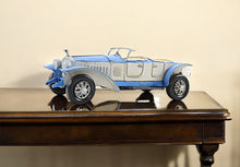 Load image into Gallery viewer, Hand Painted Model Car Tabletop Sculpture - White
