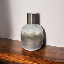 Load image into Gallery viewer, Ombre Cylinder Table Vase (397562) - Bronze / White
