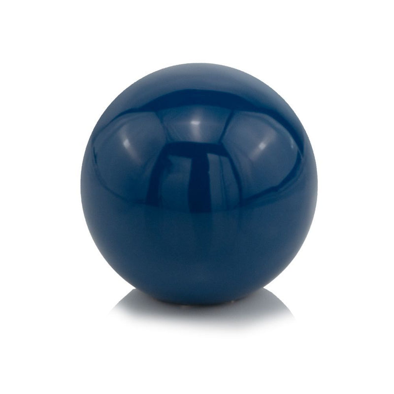 Decorative Orb Tabletop Sculpture (373764) - Blue