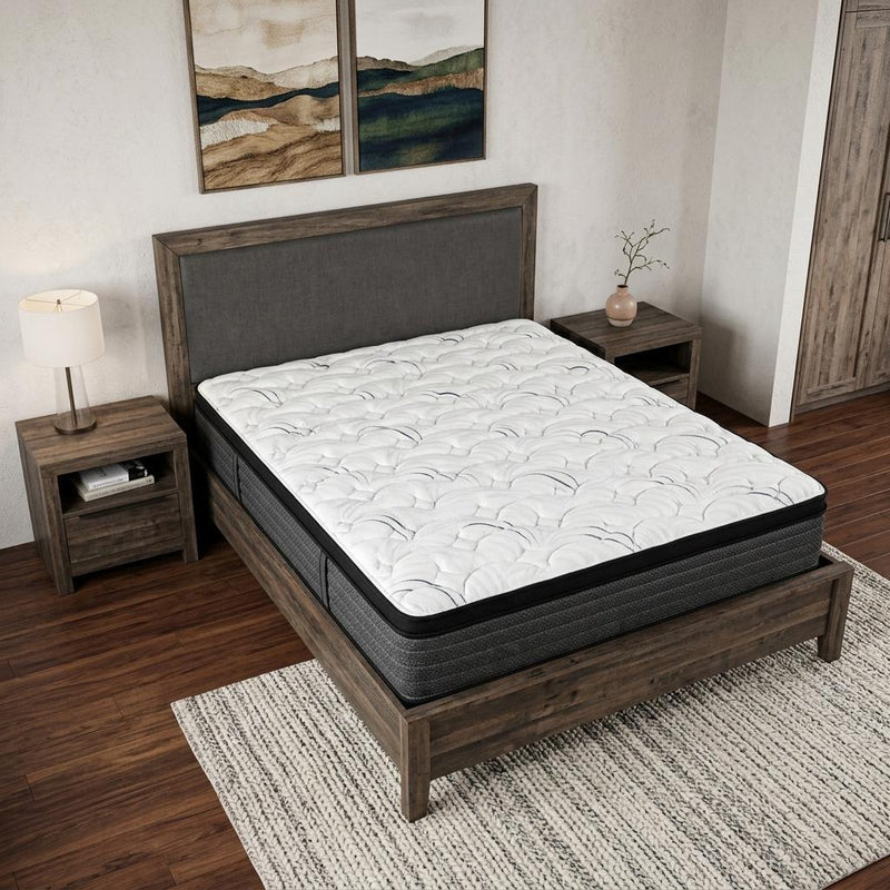 Foam Plush Euro Top Hybrid Mattress (746852) - Queen