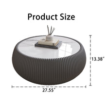 Load image into Gallery viewer, Drum Shaped Coffee Table
