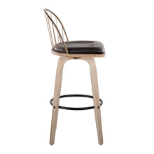 Load image into Gallery viewer, Riley - Industrial / Urban Fixed Height Barstool With Swivel With Removable Cushion (Set of 2)
