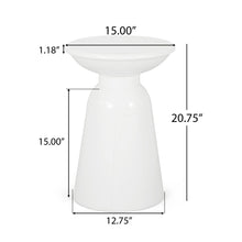 Load image into Gallery viewer, Outdoor Modern Metal End Large Table
