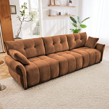 Load image into Gallery viewer, Modern Sofa &amp; Pillows, Textured Cover, High Rebound Cushions
