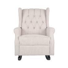Load image into Gallery viewer, Sheila - Contemporary Fabric Tufted Wingback Rocking Chair
