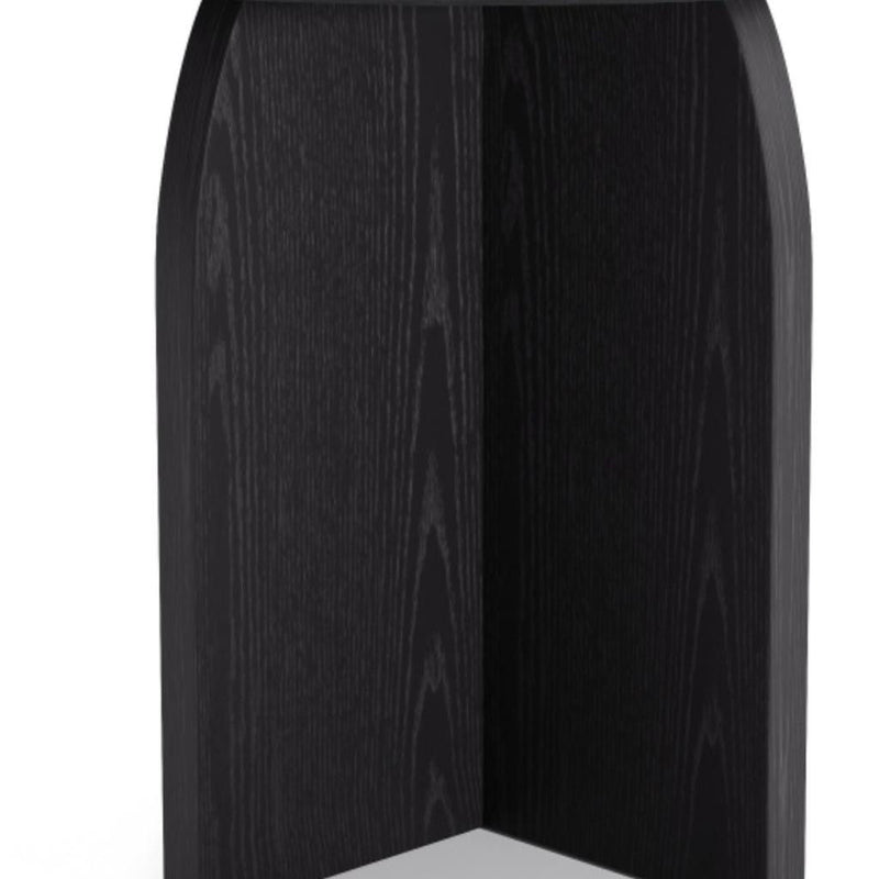Pedestal Base Round Top Dining Table - Black