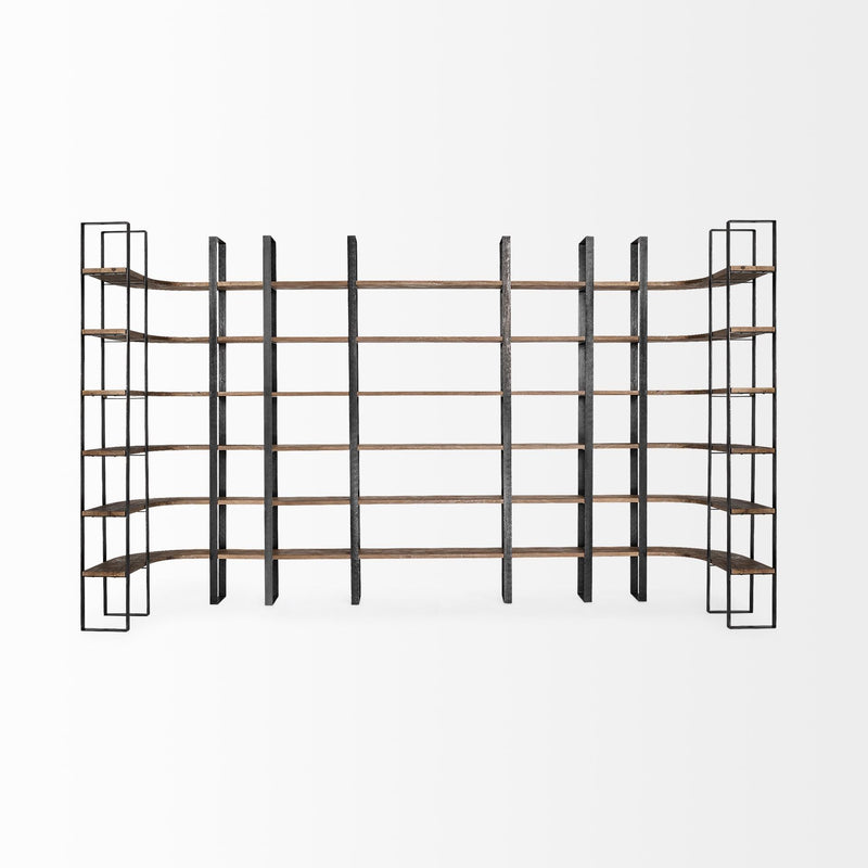 Six Tier Bookcase (392226) - Brown