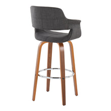 Load image into Gallery viewer, Vintage Flair - Mid Century Modern Fixed Height Barstool With Swivel &amp; Round Footrest (Set of 2)
