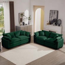 Load image into Gallery viewer, Elegant Oversized Sectional Sofa Set With Deep Seats And Flexible Layout
