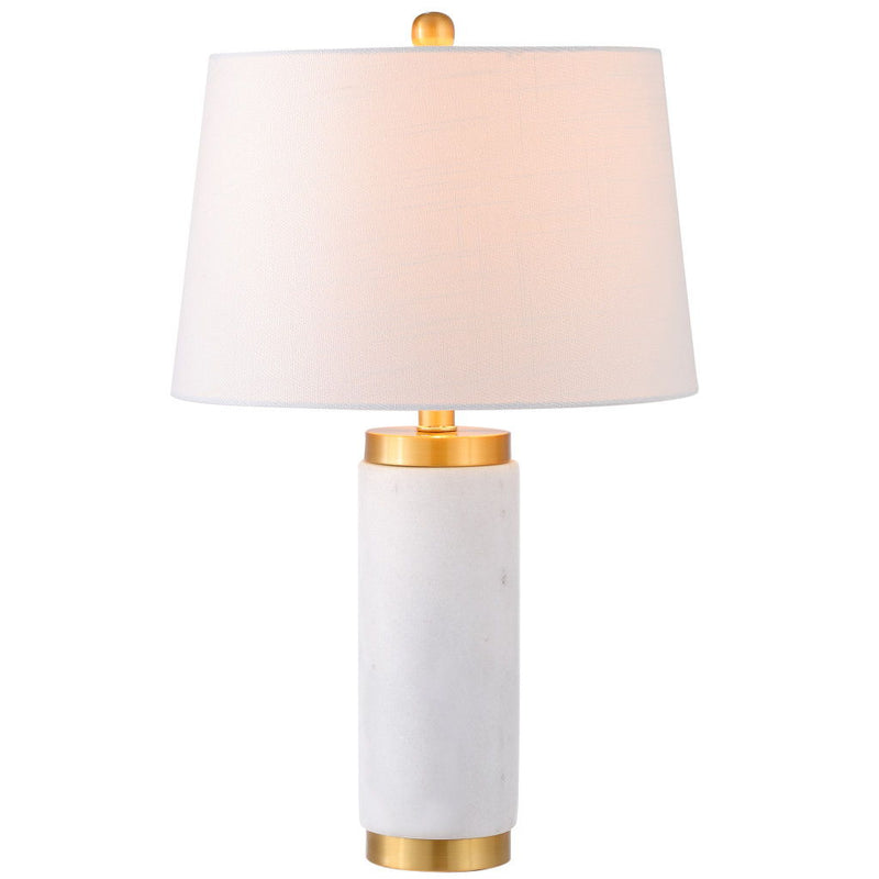 Bedside Lamp With Empire Shade - White