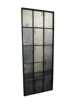 Load image into Gallery viewer, 72" Metal Framed Full Length Antiqued Glass Hanging Mirror - Black
