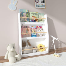 Load image into Gallery viewer, 3 Tier Book Shelf, Compact Storage For Bedrooms
