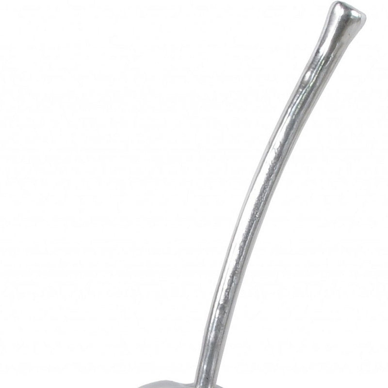 Delicious Hammered Finish Pear Statue - Nickel