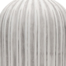 Load image into Gallery viewer, Striped Cylinder Floor Vase (608583) - Gray / White
