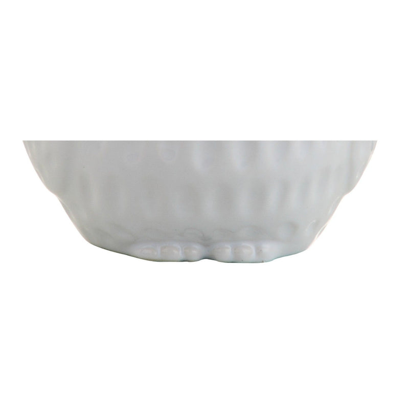 Novelty Desk Lamp LED With Drum Shade - White