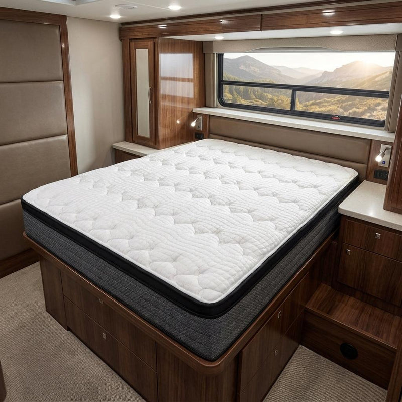 Foam Plush Euro Top Hybrid Mattress (746931) - Short King