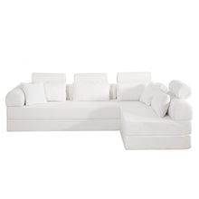 Load image into Gallery viewer, Modern L-Shape Modular Sectional Sofa, Compressed Design
