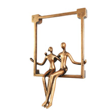 Load image into Gallery viewer, People Tabletop Sculpture (Set of 3) - Black / Pewter / Bronze
