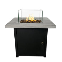Load image into Gallery viewer, Reinforced Propane Fire Pit Table - Black / Gray
