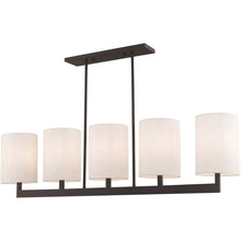 Load image into Gallery viewer, 22" 5-Light Dimmable Chandelier With Shades - Bronze
