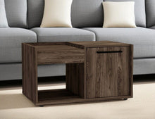 Load image into Gallery viewer, Manufactured Wood Rectangular Coffee Table With Shelf - Dark Walnut
