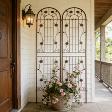 Load image into Gallery viewer, Metal Garden Trellis Rustproof Trellis For Climbing Plant Outdoor Flower Support
