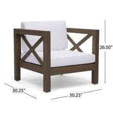Load image into Gallery viewer, Brava - Mid - Century Modern Club Chair With Water Resistant Cushions
