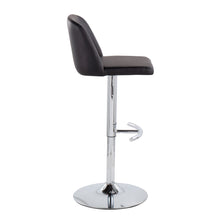 Load image into Gallery viewer, Toriano - Contemporary Adjustable Barstool With Swivel &amp; Rounded T Footrest (Set of 2)
