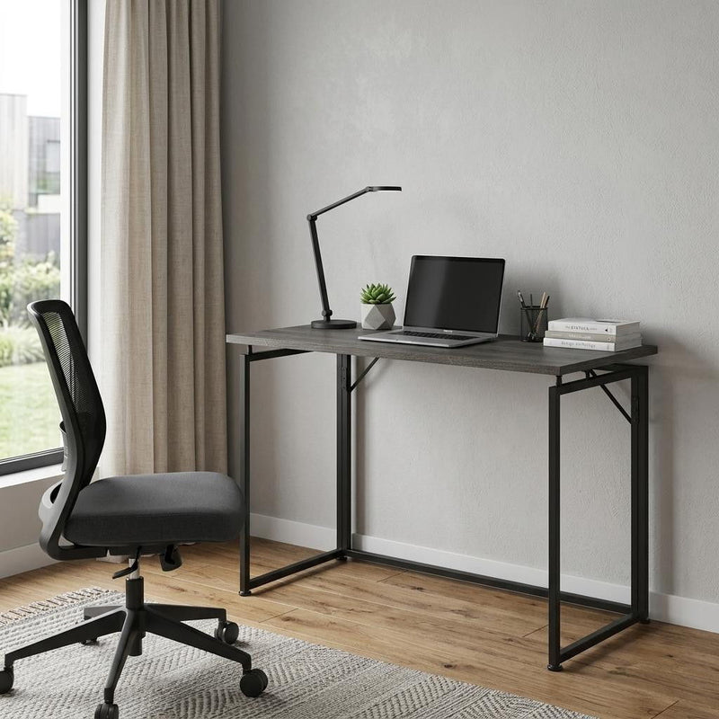 Computer Desk - Gray / Black