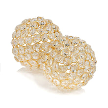 Load image into Gallery viewer, Polished Spheres In Brilliant Shiny Luster Finished Golden Frame (Set of 2) - Gold
